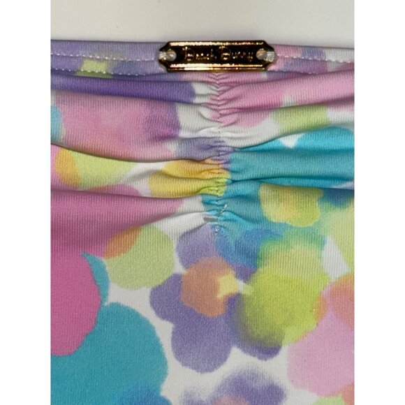 NEW Beach Bunny Women's Bikini Kate Full Bottom Swim Floral Size Small Pastel - Picture 4 of 6